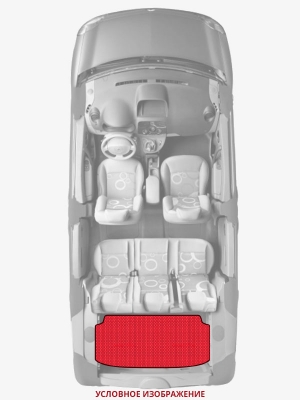 ЭВА коврики «Queen Lux» багажник для Lexus LX (UZJ100)